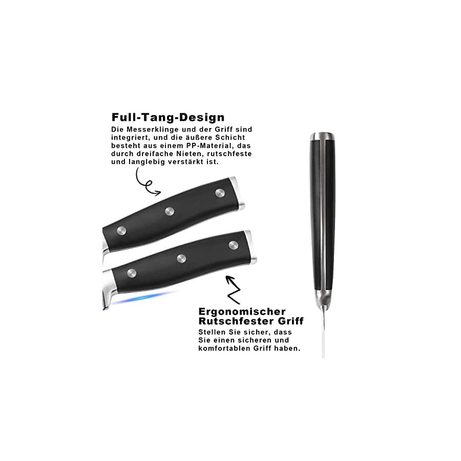 KroWallu-kitchen-Knife-sets-5-Piece-Chef-Knife-with-Triple-Riveted-Handle-High-Carbon-Stainless-Steel-Ultra-Sharp-Well-Balanced-Perfect-Cutlery-Set-Gift-with-Beautiful-Wood-Storage-Block KroWallu 5-Piece Stainless Steel Kichen Knife Set with Ergonomic Triple Riveted Handle, Rust-proof, Easy to clean, Professional Chef Knife Set for Home and Restaurant