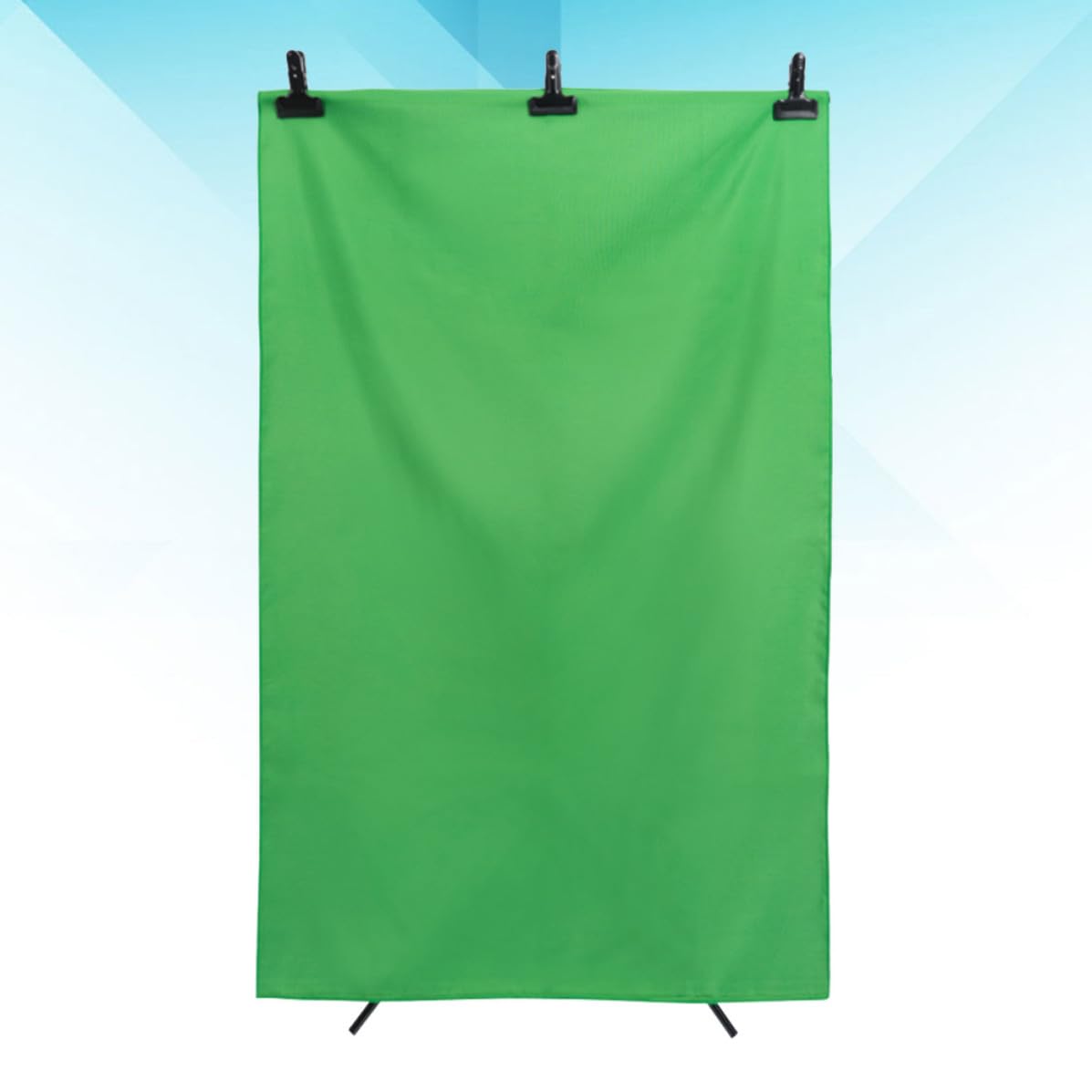 VILLCASE Fondo y Uso en Interiores y Exteriores Tacto Cómodo para Estudio de Fotografía Verde de Tela de Algodón Mixto Adecuado para Sesiones de Video y Retrato