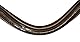Covalliero Trensenzaum Kingston, braun Full, englisch Komb. Modell