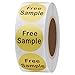 Hycodest Sale Stickers 1 inch Round Labels Free Sample Label Self-Adhesive Sticker 500 pcs, Free Sample Gold
