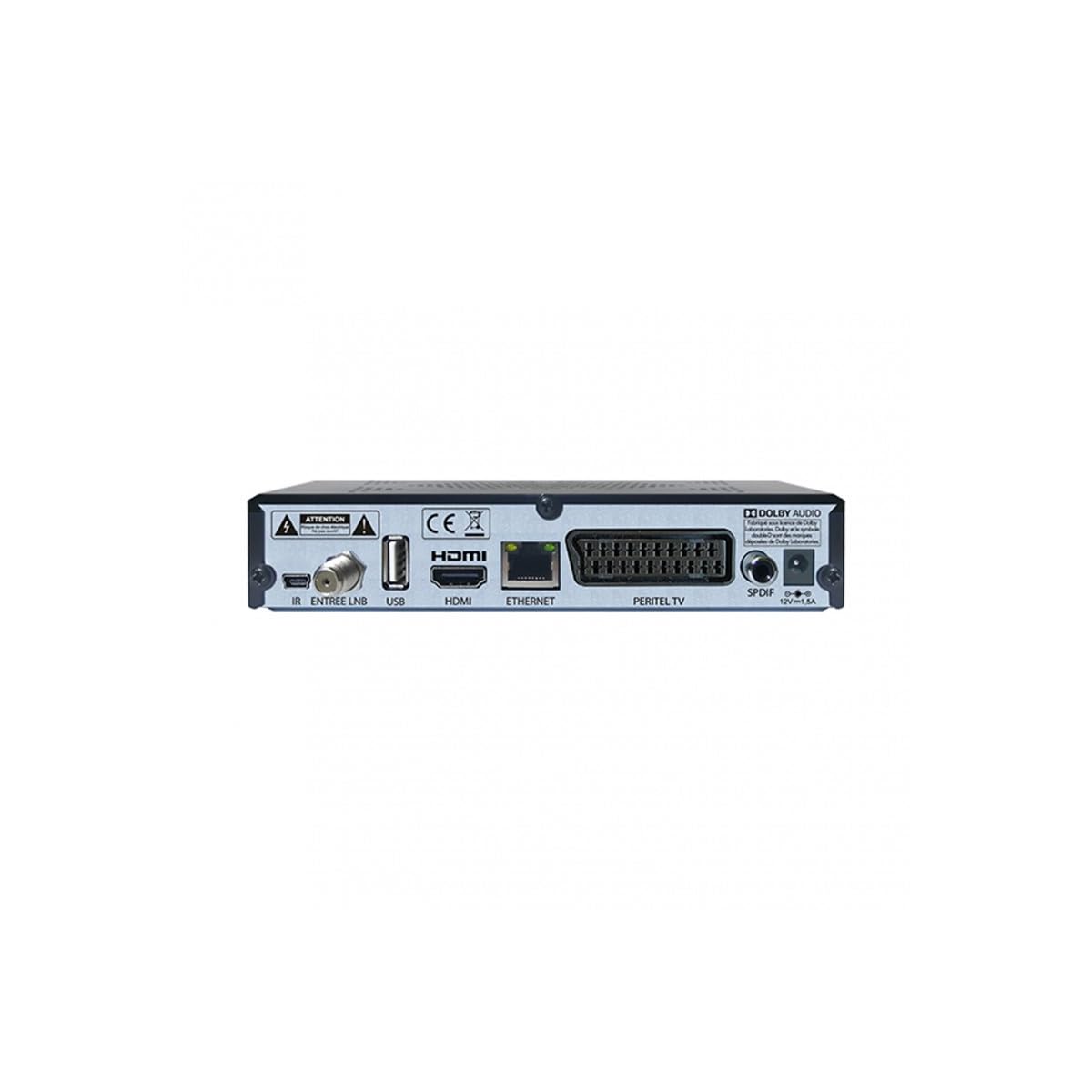 Pack ANTARION Parabole Satellite Automatique connecté 65cm + Positionneur + Sirius 3 Récepteur TV Satellite HD + Carte PC7