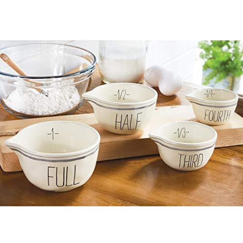 Set de 4 vasos medidores Mud Pie Bistro miniatura 3
