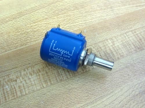 Rotary Potentiometer, Wirewound, 500 ohm, 2 W, ± 3%, 3500S Series, 10 Turns, Linear