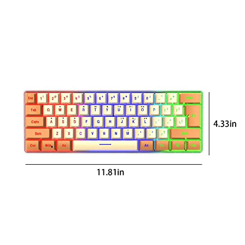 Teclado Gamer Lovskoo Mecánico USB-C Compacto miniatura 2