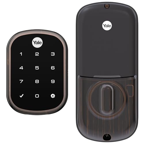 Yale Assure SL Deadbolt Lock with Z-Wave, Oil Rubbed Bronze Keyle...