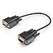 C2G 52030 DB9 M/F Serial RS232 Extension Cable, Black (6 Feet, 1.82 Meters)
