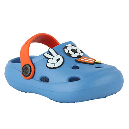Image of NEOZ Casual Slingback Clogs for Kids with Soft Sole | Slip-On Breathable, Lightweight | Comfortable & Durable | Stylish Indoor & Outdoor Sandals Clogs for Kids