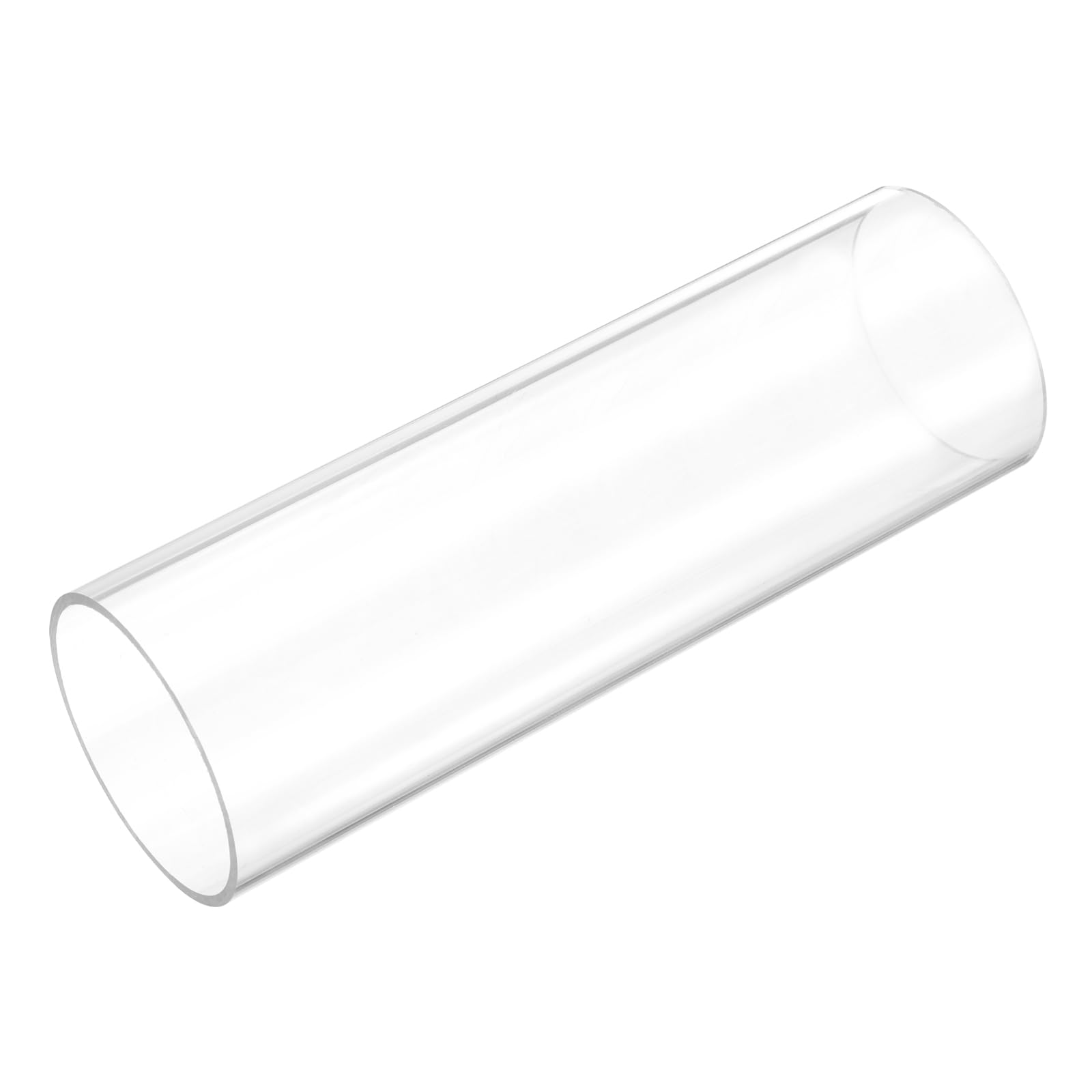 uxcell Rigid Round Clear Tubing 46mm(1 13/16") ID x 50mm(2") OD x 0.5Ft(150mm) Length Plastic Tube