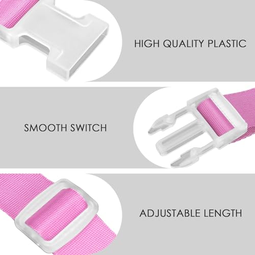 Image of Adorila 6 Pack Add a Bag Luggage Strap, Adjustable Suitcase Belt Travel Accessories, Luggage Connector Straps for Connecting Luggage