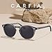 CARFIA Vintage Polarized Sunglasses for Men UV400 Protection Retro Fashion Eyewear Hand-crafted Acetate Frame CA5288L