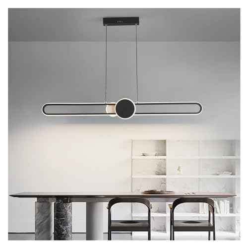 Lustre LED moderne à intensité réglable avec télécommande pour grande table à manger - 5