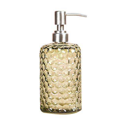 Garrafas dosadoras de sabonete de vidro TOPBATHY para shampoo, loção, detergente de pratos, gel líqu