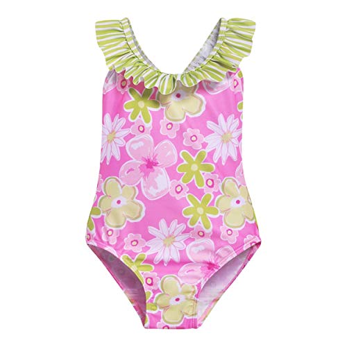 Image of Flap Happy Girls' UPF 50+ Mindy Crossback Swimsuit
