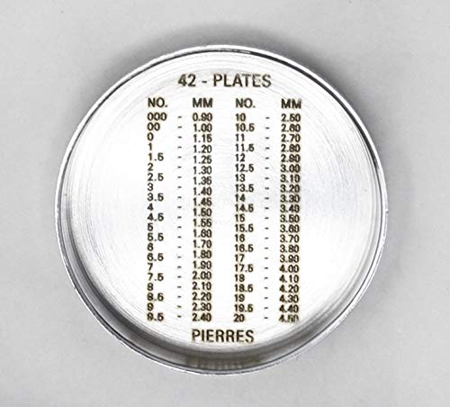 PMC Supplies LLC 43-Piece Diamond Gemstone Pearl Bead Measuring Sorting 33 MM Sieve Jewelry Making Tool Set