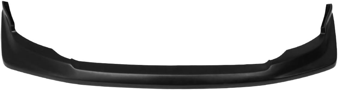 Front Bumper Lip Compatible with 2008-2015 Mitsubishi Evolution EVO X/EVO 10, Unpainted Black V Style Polyurethane Front Lower Chin Spoiler Protector, 1 PC