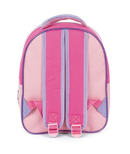 Sac à dos licorne 3D rose léger et robuste pour école maternelle