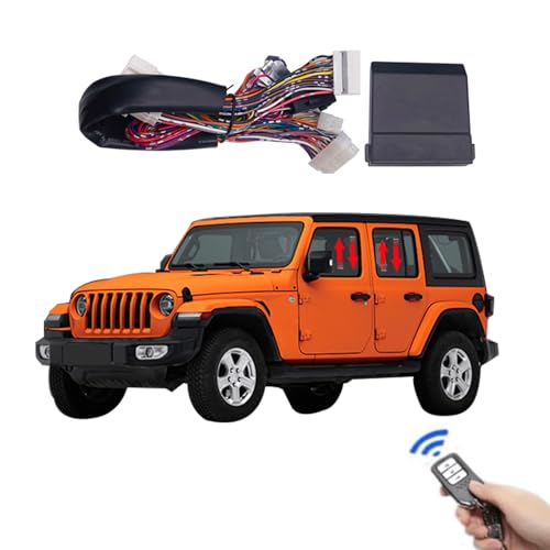 Forten Kingdom Remote Control Car Auto Window Power Lift Close Open Roll Up Down System Module Device Kit For Jeep Gladiator 2020 2021 2022 2023 2024 (Fuel engine)