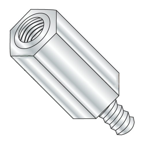 5/16" OD Hex Standoffs (Male-Female) / 10-32 x 1 1/2" / Aluminum/Outer Diameter: 5/16" / Thread Size: 10-32 / Length: 1 1/2" (Carton: 1,000 pcs)