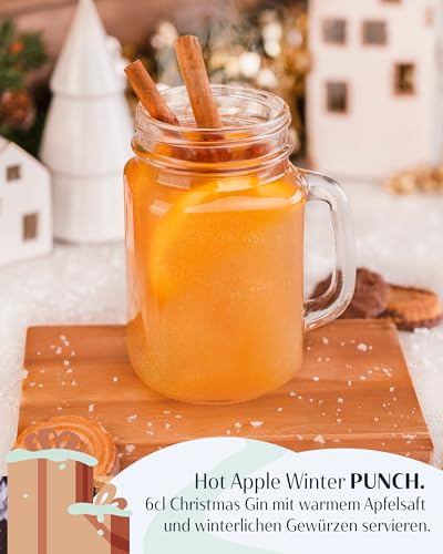 Winter Wonderland Spirits - Winter Gin - 0,5 Ltr. - 40% vol. - Vegan - mit magischem Glitzer-Effekt!