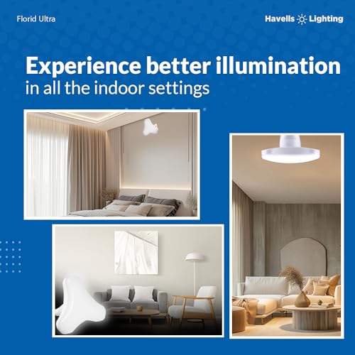 Image of Havells 50W LED Cool Day Light Lamp | Up to 85% Energy Saving | Long Lasting|Upto 4KV Surge Protection| BIS Approved|Made in India| (Florid Ultra)|Pack of 1