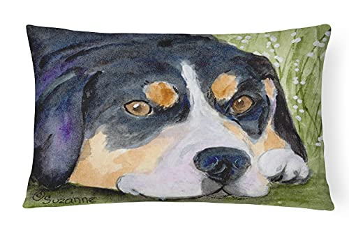 Dog Lover Home Decor Entlebucher Mountain Dog Decorative Canvas Fabric Pillow