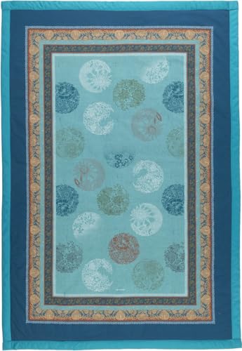 Bassetti Florence 9333454 - Plaid (100% algodón, 240 x 250 cm), Color Turquesa