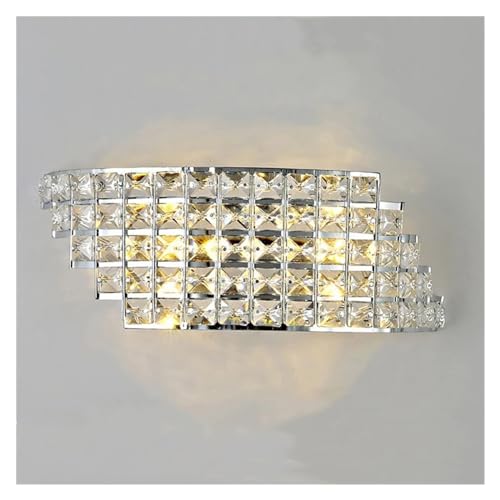 Aplique de pared LED de cristal moderno para iluminar pasillos y salones interiores