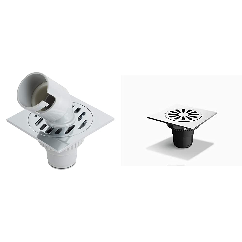 Kohler 45966TBCP Washing Machine Metal Floor Drain with Easy