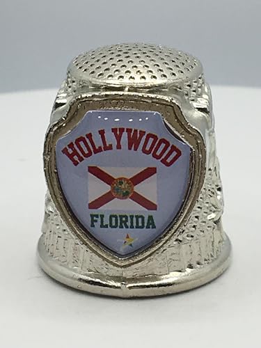 646 Hollywood (Florida) City Collectible Souvenir Thimble
