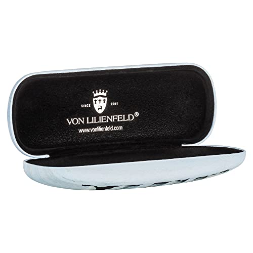 VON LILIENFELD Brillenetui Pinguïns Brillenkoker Stabiele Reinigingsdoek Glasses Case Box - Image 4
