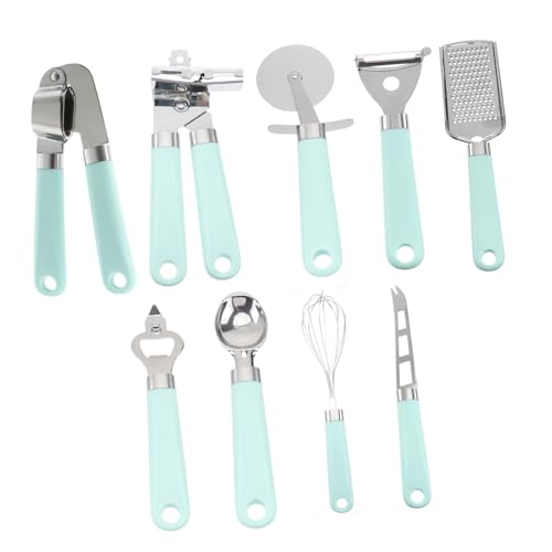Abaodam プラスチックハンドル採用耐熱調理器具点 キッチンガジェット 自炊や一人暮らしに 素材と熱絶縁設計で手を保護する厨房小工具