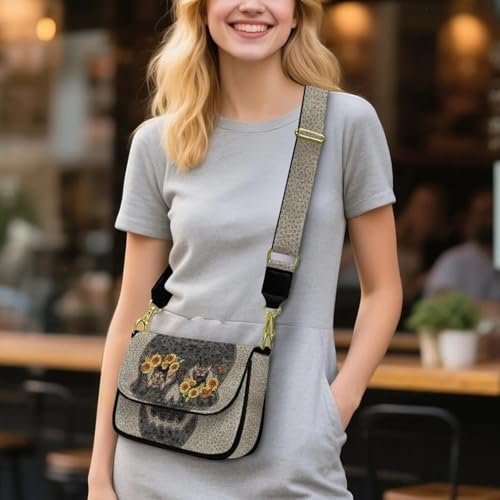 COEQINE Waterproof Crossbody Bag for Women Leather Shoulder Purses for Woman Large Sling Bag Purse with Adjustable Strap3