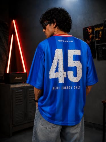 Image of Pump'd Cricket Jersey for Men - Unisex Oversized Round Neck Jersey Tshirt | Graphic Tees | Supreme Comfort | Effortless Style Oversized T Shirt for Men & Women | Addition | 2026