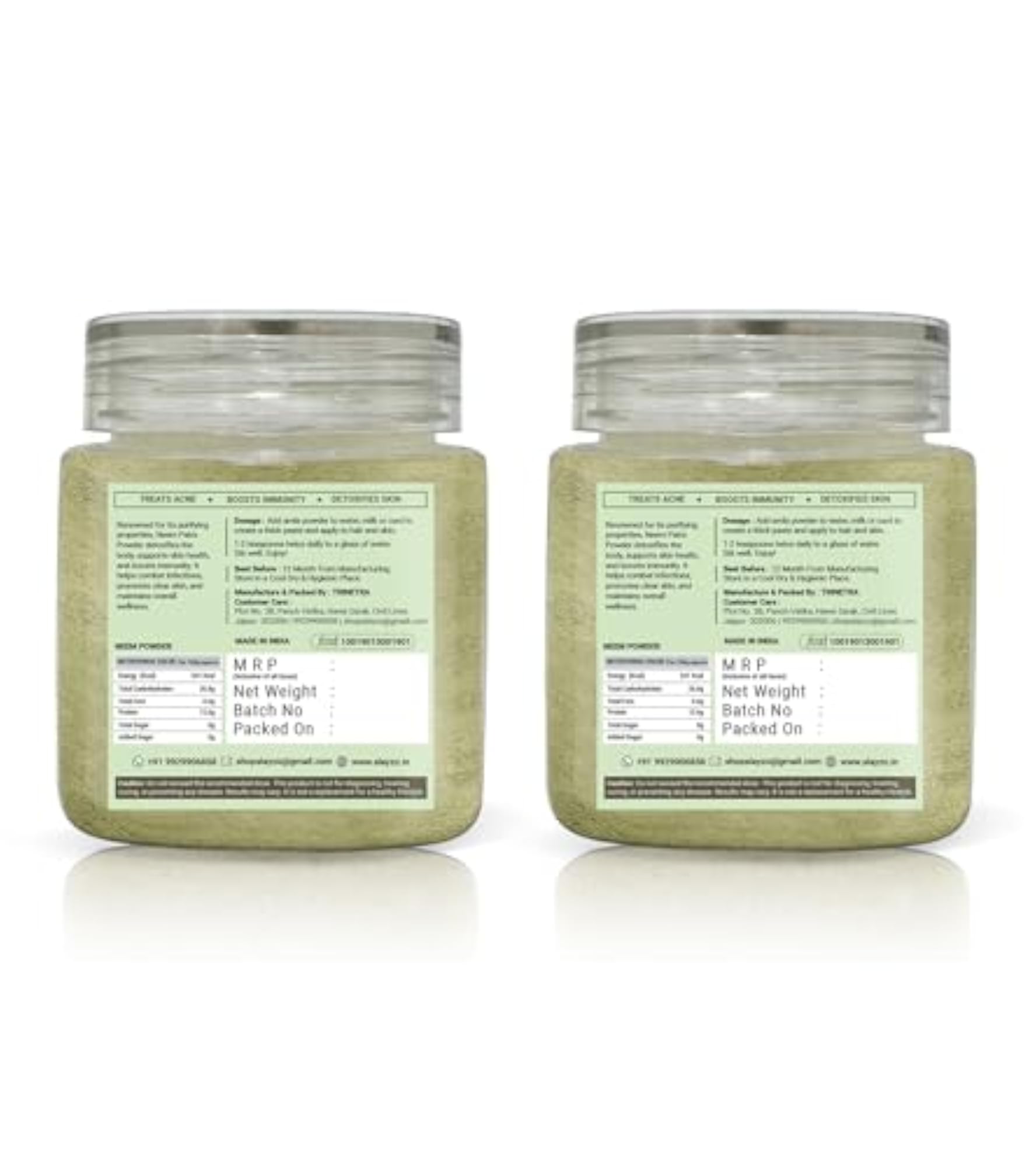 Neem Powder, Pack of 2 (100g Each)