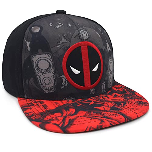 Image of Free Authority Deadpool Printed Multicolor Men Caps (Free Size)