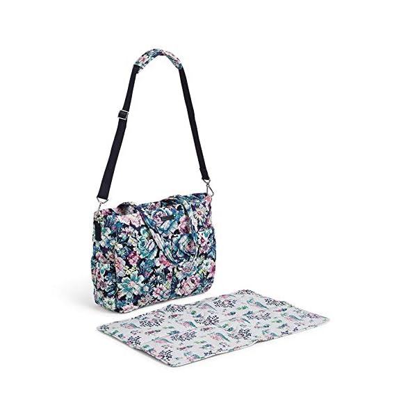 Vera Bradley Damen Iconic Babytasche, Signature Cotton Ultimate Baby Wickeltasche, Wolkenranke, Einheitsgröße – Bild 4