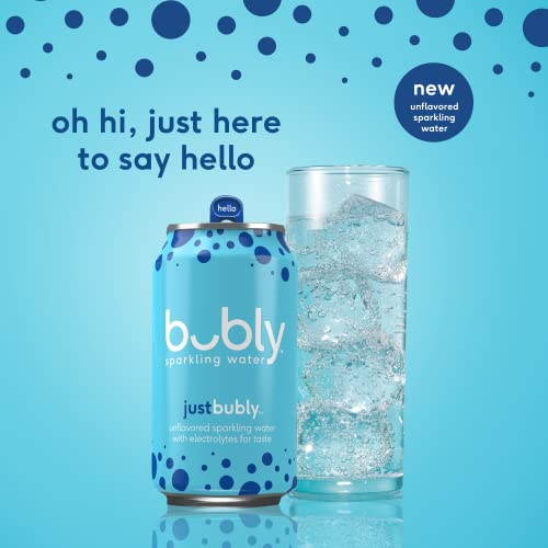 Image of bubly Sparkling Water, Back to the Basics Variety Pack, Zero Sugar & Zero Calories, Seltzer Water, 12 Fl Oz Cans (Pack of 18)