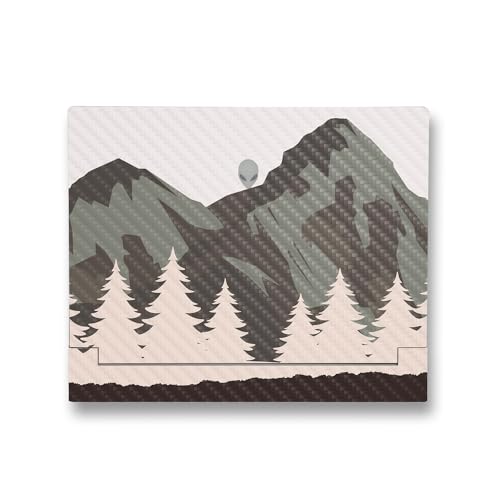 Image of MightySkins Carbon Fiber Skin Compatible with Alienware X14 R2 (2023) Full Wrap Kit - Forest Range | Protective, Durable Textured Carbon Fiber Finish | Easy to Apply & Change Styles | Made in The USA