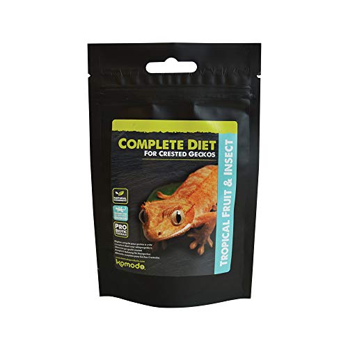 Komodo Crested Gecko Complete Diet Tropical Fruit & Insect High Quality Balanced Highly Nutritious Safe Natural Healthy Non Toxic Lizard Food - 60g