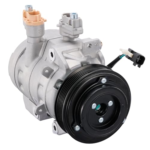 BDFHYK Air Conditioning A/C Compressor with Clutch Compatible with Ford F-250 F-350 Super Duty 6.2L 2017-2019, F-450 F-550 Super Duty 6.8L 2017-2019, Replacement HC3H19D629CC HC3Z19703B