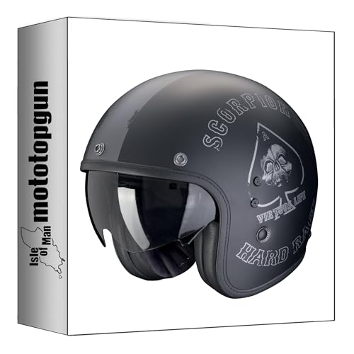 Casque Scorpion Belfast Evo Spade XXL avec écran solaire intégré