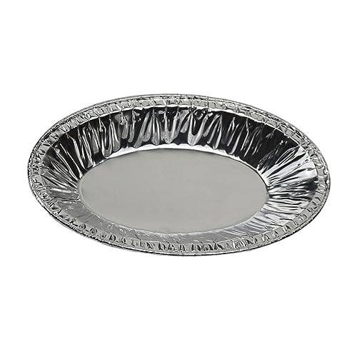 Fixoshee 250 Stück Oval Aluminiumfolie Tarteformen