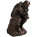Culture Spot Thinker Statue by Rodin with Bronze Finish, Museum Replica Master Piece, 7