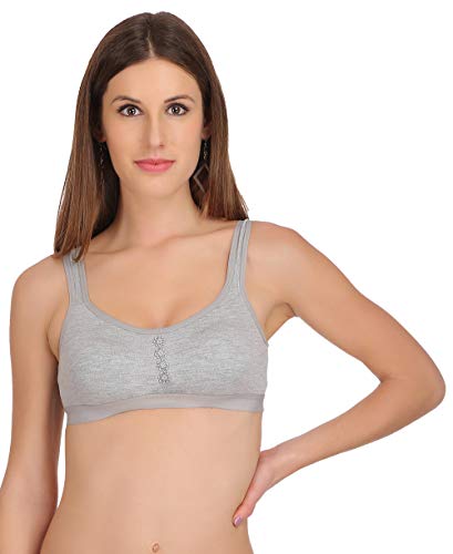 Image of FIMS - Fashion is my style Women?s Cotton Lycra Molded Cup Sports Bra Gym Bra Yoga Bra Running Bra Sports Bra Sports Bra for Women for Gym Sports Bra for Girls Sports Bra for Women Pack of 1