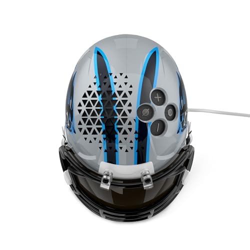 Image of NFL Echo Dot Bundle: Includes Echo Dot | Charcoal and Limited-Edition NFL Helmet Stand | Carolina Panthers. Available in All 32 NFL Team Designs. While supplies last.