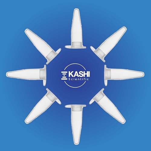 Image of Kashi Scientific 0.2mL Clear Snap Cap PCR Tube with Graduation, Lab Grade Polypropylene Plastic [0.2mL, 1000]