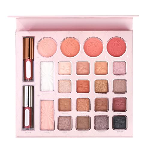 Uonguon Paleta de sombras de ojos de maquillaje, 24 colores, mate perlado, brillante, paleta de maquillaje, para adolescentes, niñas y mujeres, adecuada para uso diario, Halloween, fiestas y
