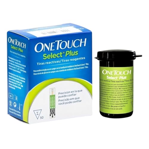 TIRAS ONETOUCH SELECT PLUS - 50 UNIDADES