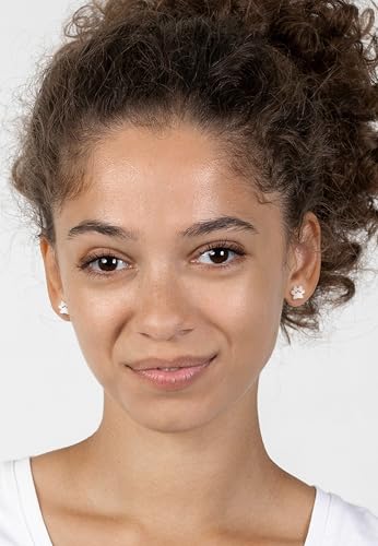 SOFIA MILANI - Solid 925 Sterling Silver Earrings for Women - Paw Stud Earring - 210722