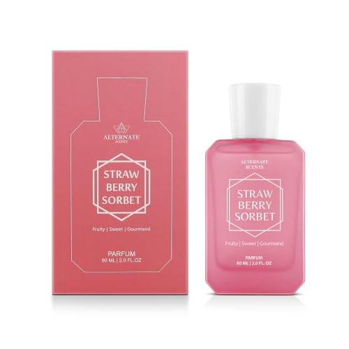 Image of Alternate Scents Strawberry Sorbet 60ML Perfume for Women 60ml | Long Lasting Eau de Parfum | Fruity Floral Musk Fragrance | Premium Women's Perfume for Daily Wear, Office & Gifting